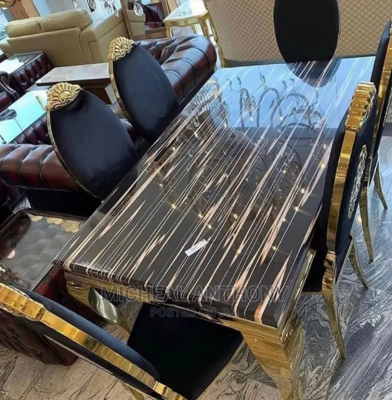 Royal Turkey Marble Dining Table 6 Seaters