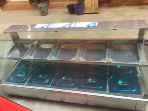 10 Plates Food Display Warmer