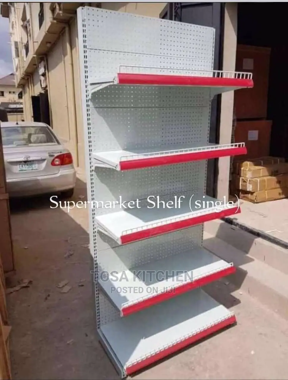 Single Supermarket Shelf