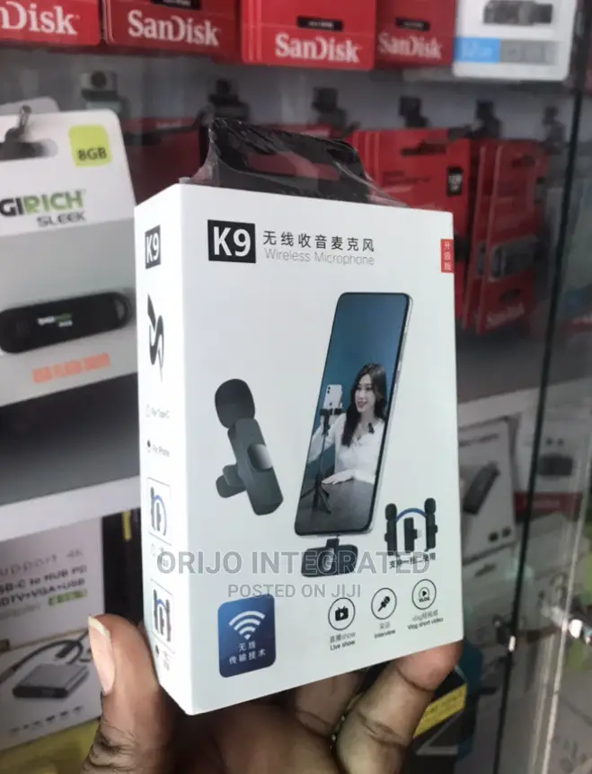 K9 Dual Microphone Wireless Microphone