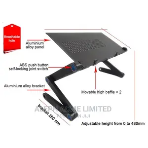 Ergonomic Foldable Laptop Desk With Mouse Pad Souvenir Gift