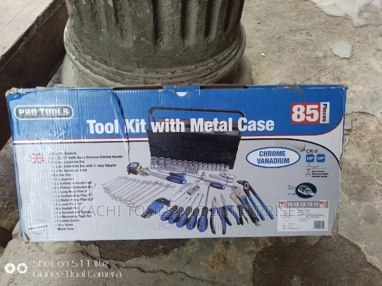 85pes Original Machincal Tools Box