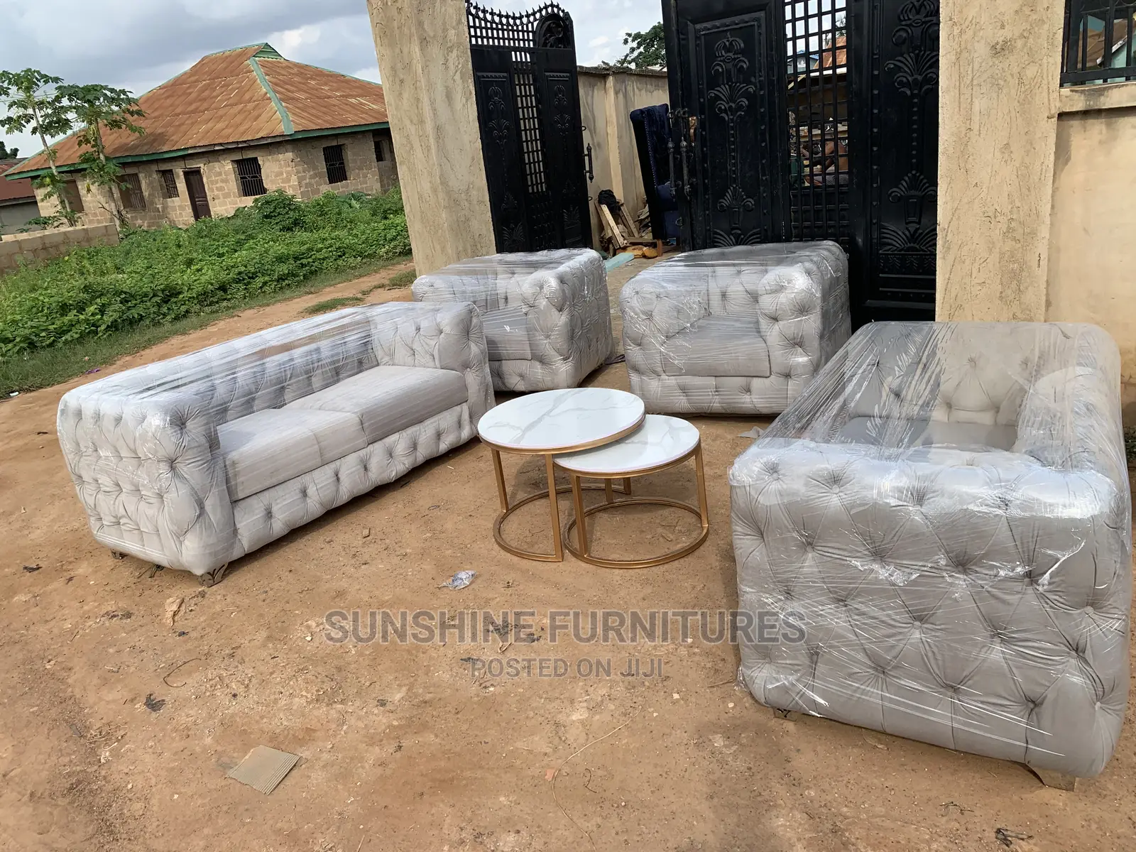 Complete Set of Chesterfield Sofa