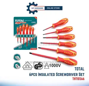 TOTAL 6pcs Insulated Screwdriver Set THTIS566