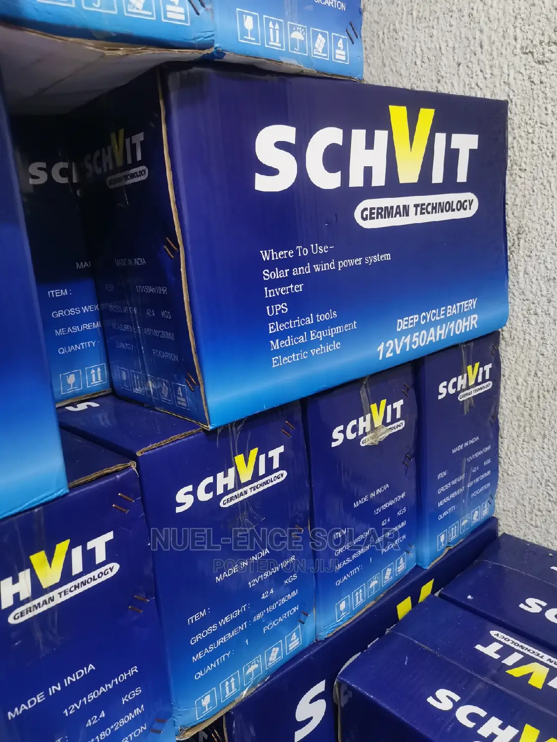 12v 150ah Schvit German Technology Battery