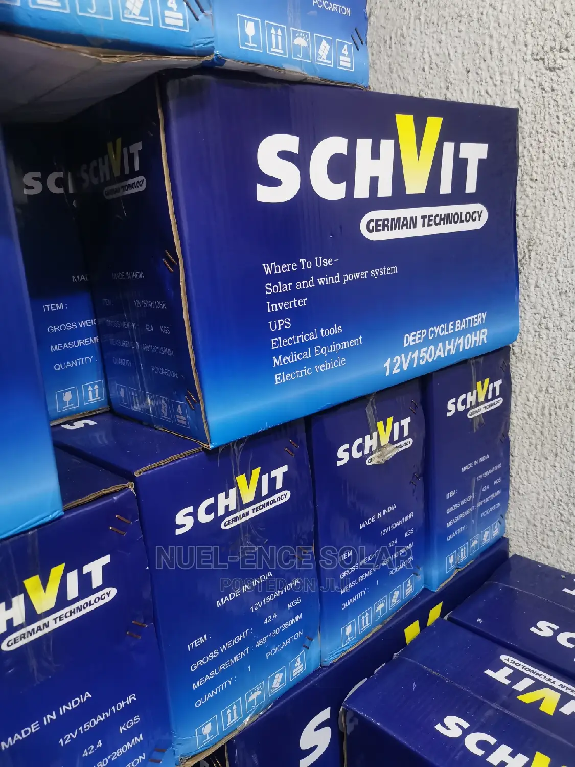 12v 150ah Schvit German Technology Battery