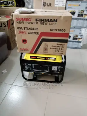 Sumec Firman Manual Petrol Generator Spg1800 1.8kva Capacity