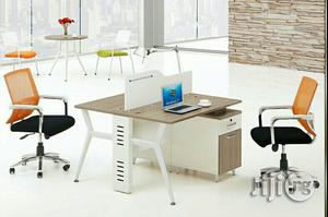2man Workstation With Metal Legs