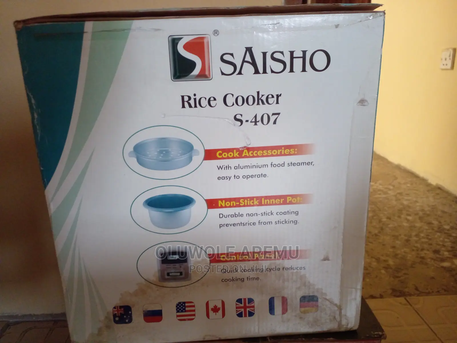 Saisho Rice Cooker 5.0 Litres