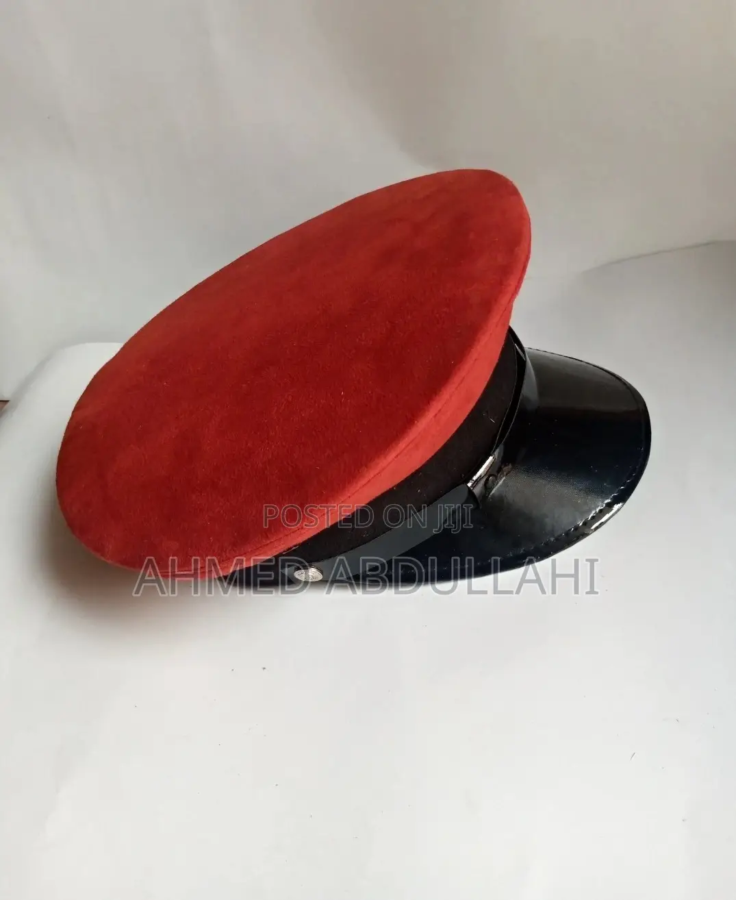 Red Security Cap /Police Cap