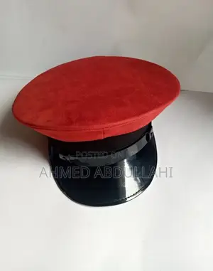 Red Security Cap /Police Cap