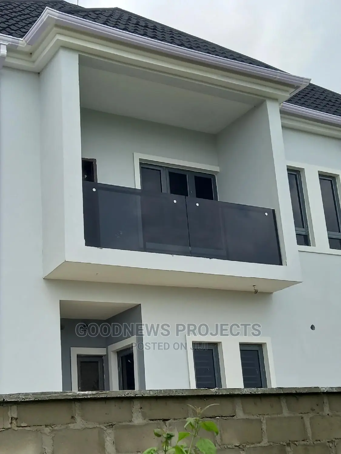 Black Glass Handrails
