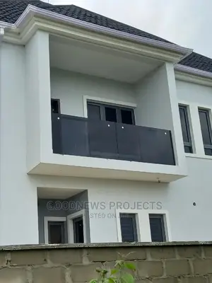 Black Glass Handrails