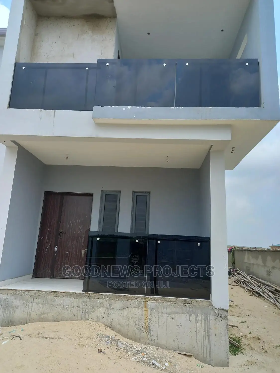 Black Glass Handrails