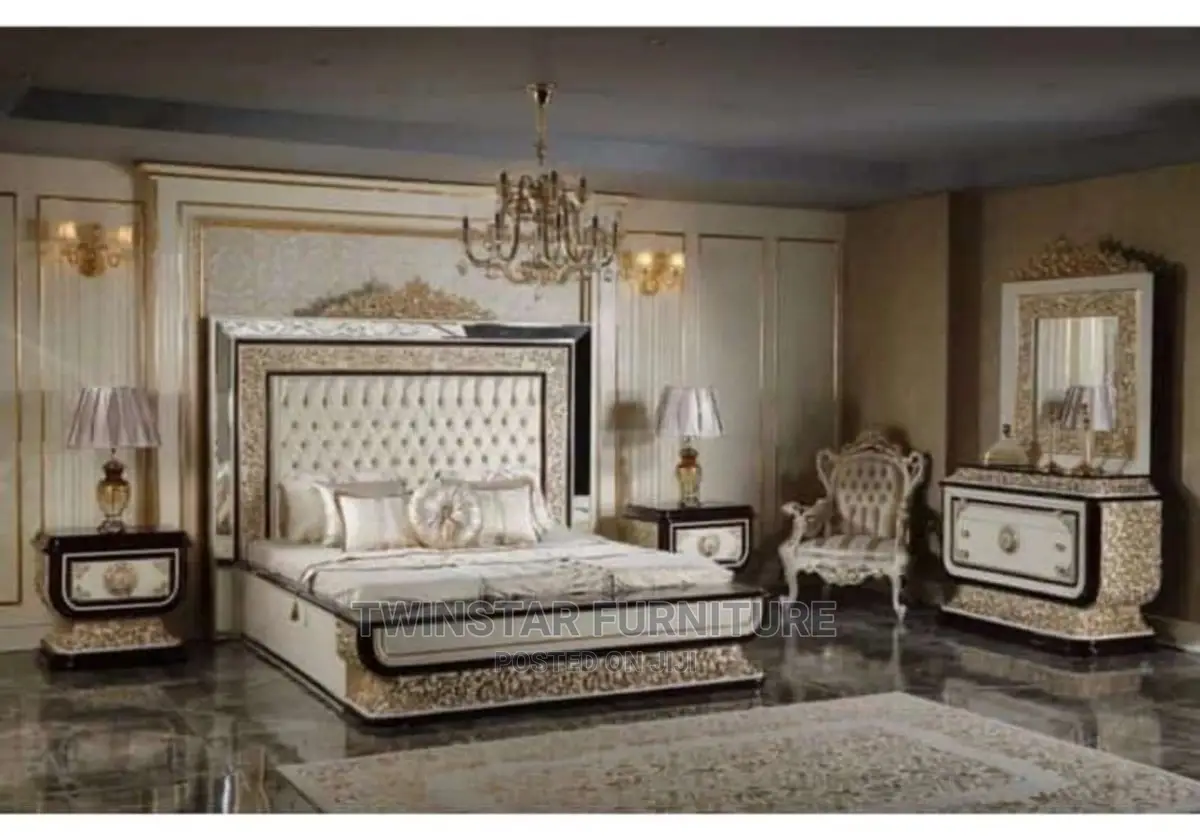 New Modern Royal Turkey Upholstery Bed Set