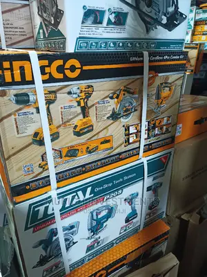 Ingco 4 in 1 COMBO Tool Set 20V With 2 X 4.0ah Batteries