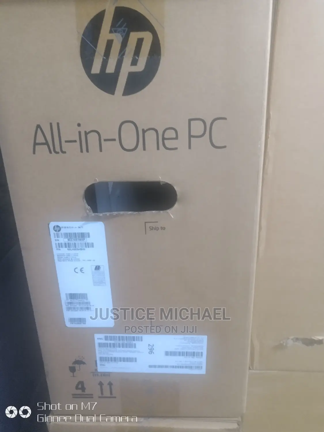 New Desktop Computer HP AiO 22 4GB Intel Core I3 HDD 1T