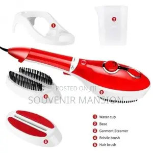 Portable Handheld Steaming Iron With Brush