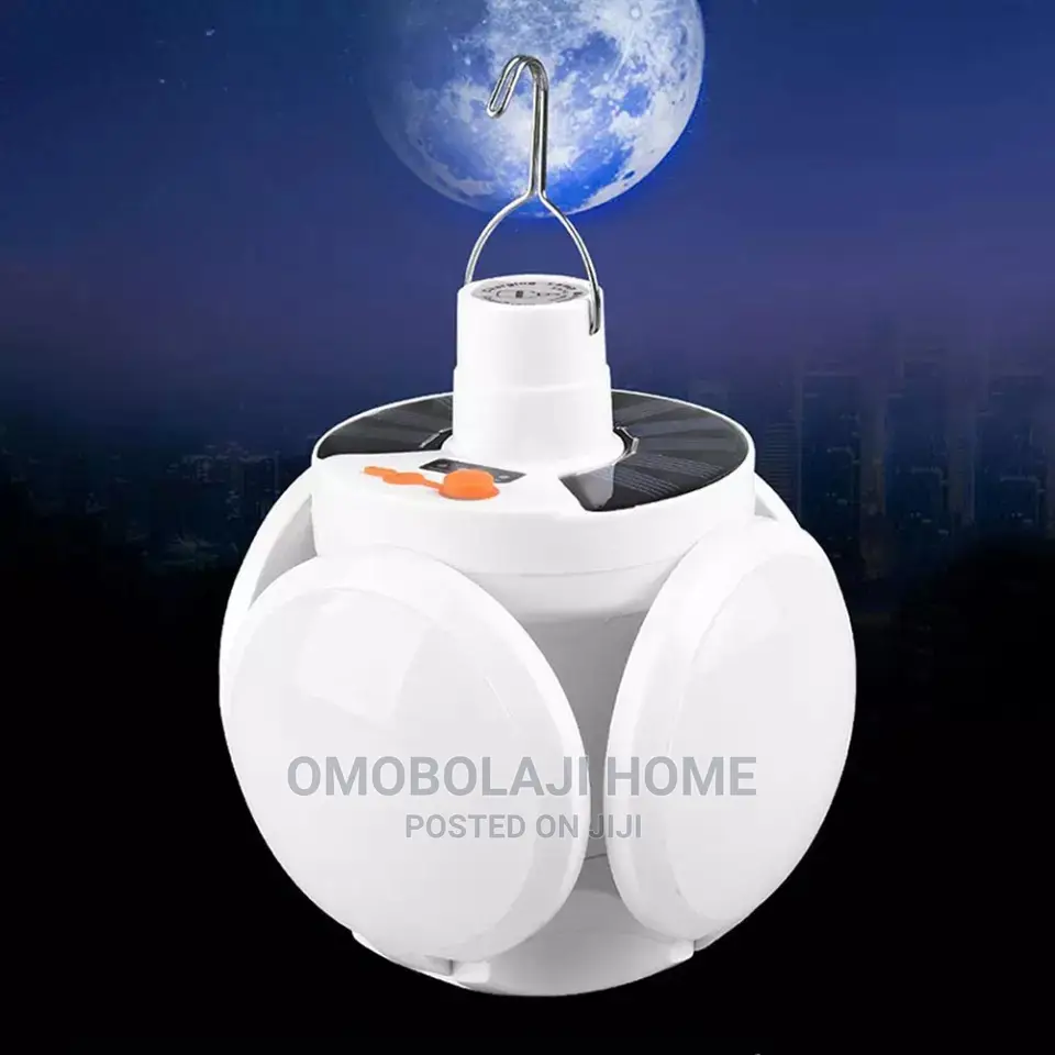 5 in 1 Solar Rechargeable Charging Lamp