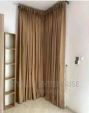 Motorized Filtered Curtains And Track Installation