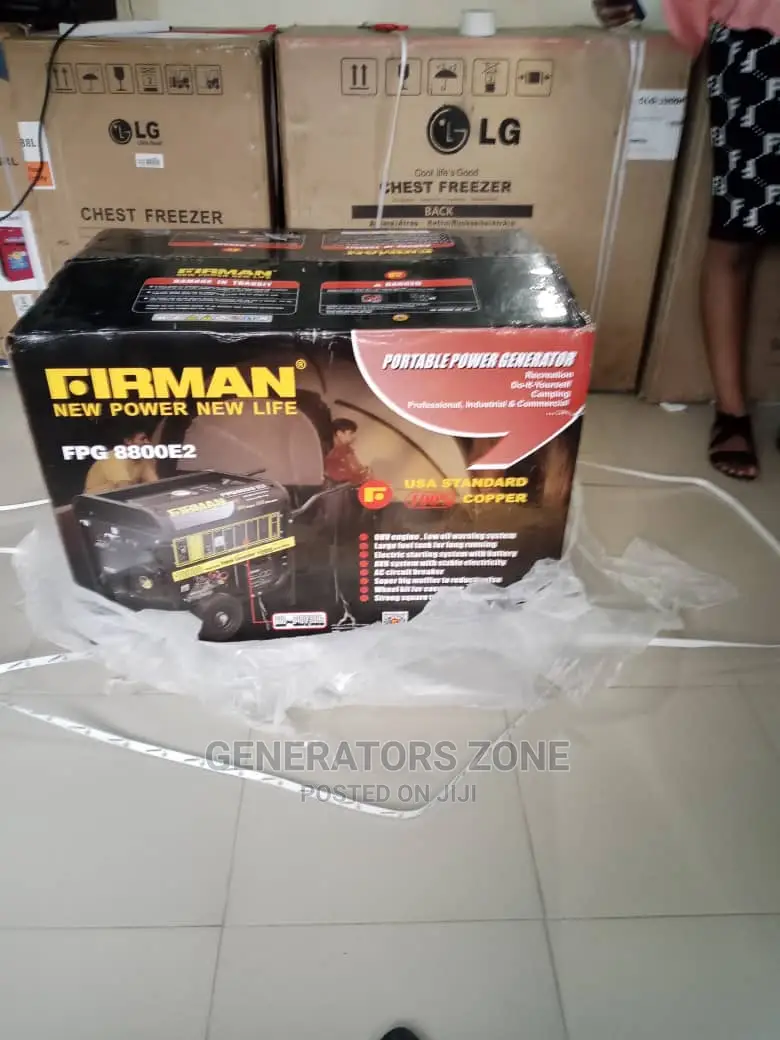 Firman Automatic Starter Generator 6.5 Kva Fpg8800e2 +Key