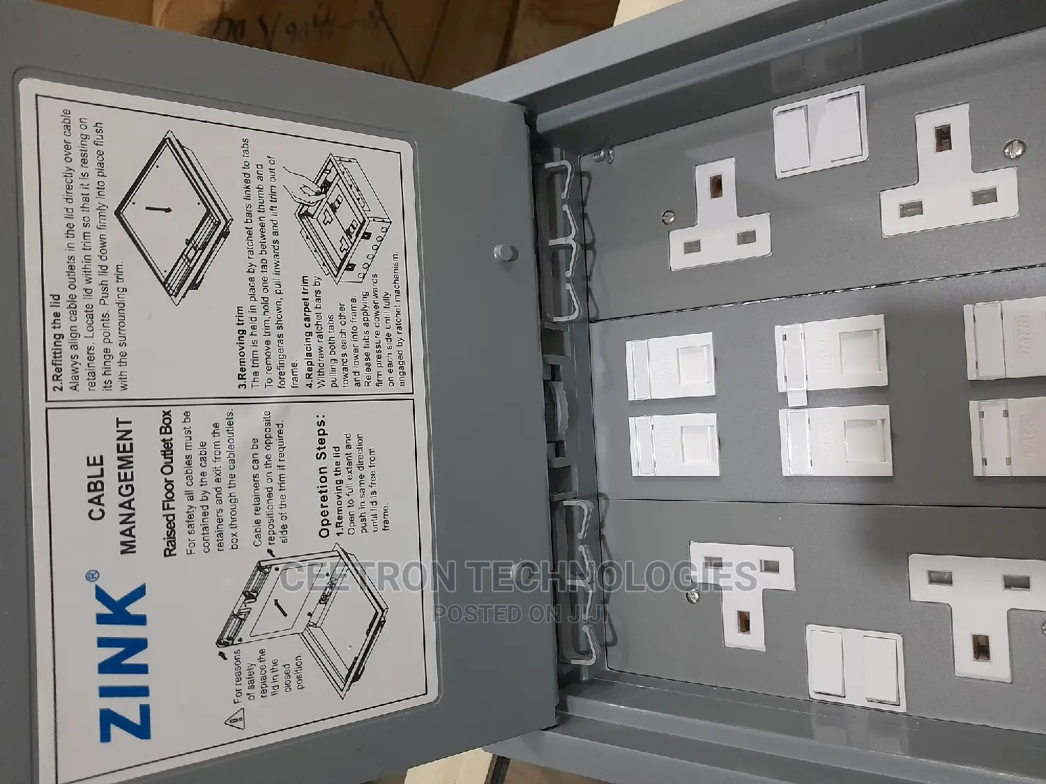 Zink Floor Box