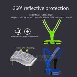 Suspenders Safety Visibility Belt Vest