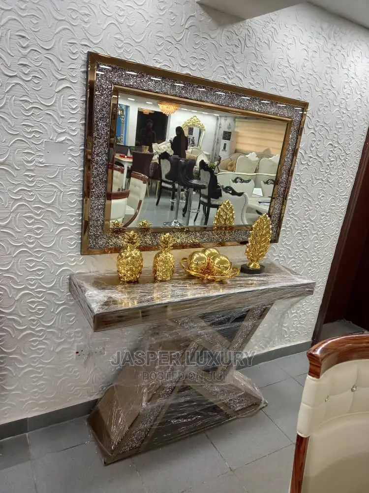 Console With Mirror