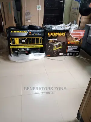100%Copper Firman Generator Fpg8800e2 10.5kva Keystart+Tyres