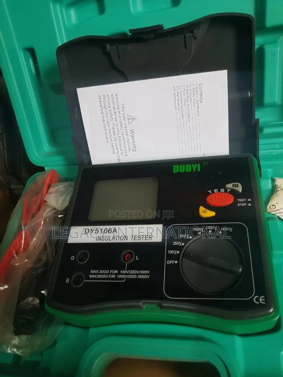 Insulation Resistance Tester 5000v