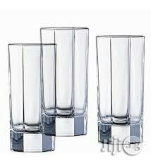 Transpernt Turkey Water/Bear Glass Cup by 6pcs.