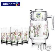 Italian Luminarc Glass Juice Set