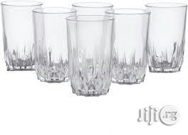 Transparent Turkey Water Glass Cup By 6pcs