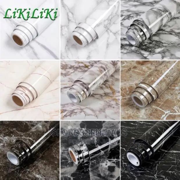 Marble Wallpaper Waterproof,Oilproof and Heatproff