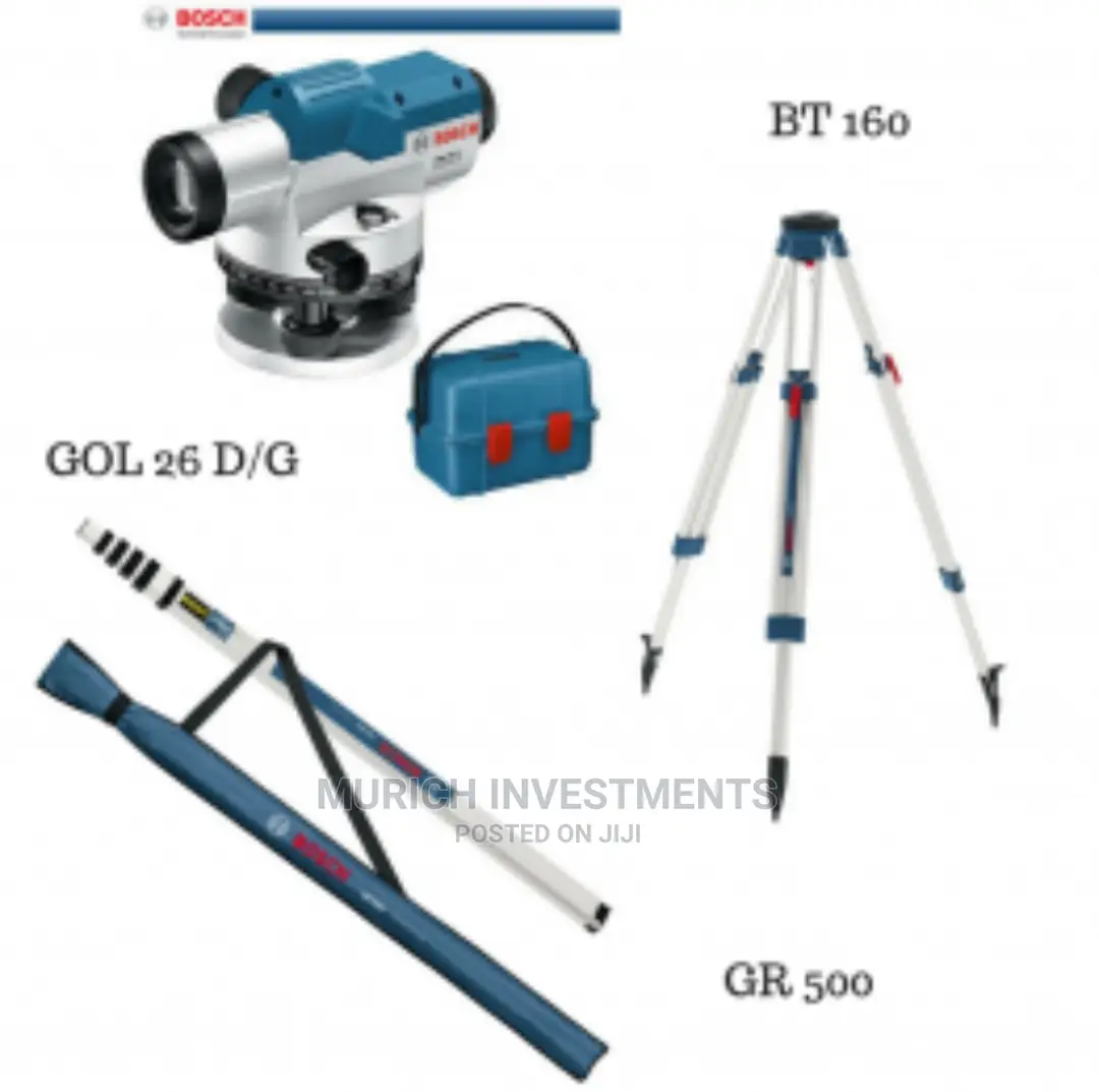 Dumpy Optical Level GOL 26D + Building Tripod 100m Range