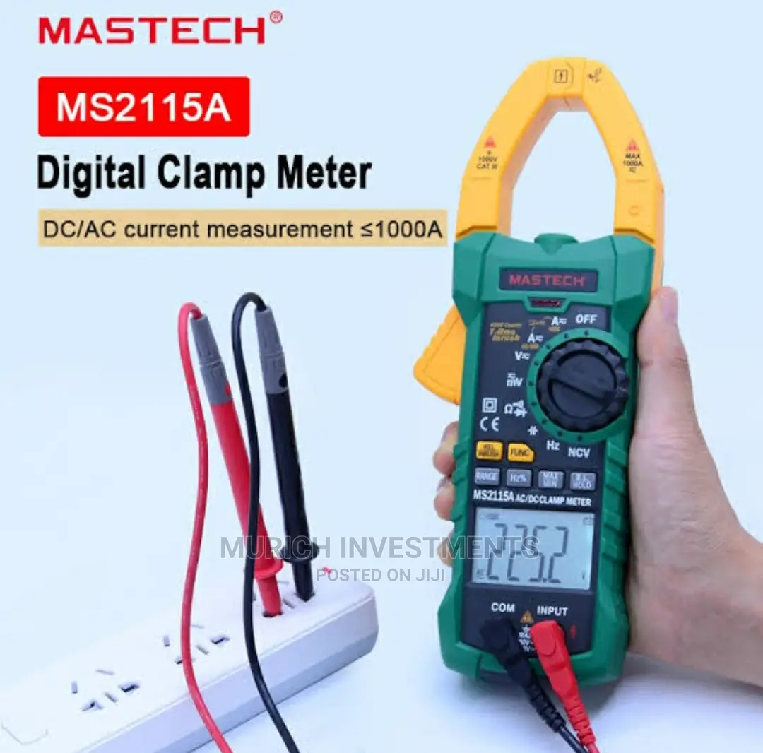 Mastech Ms2115a Digital Clamp Meter Ac/Dc 1000A 600V Current