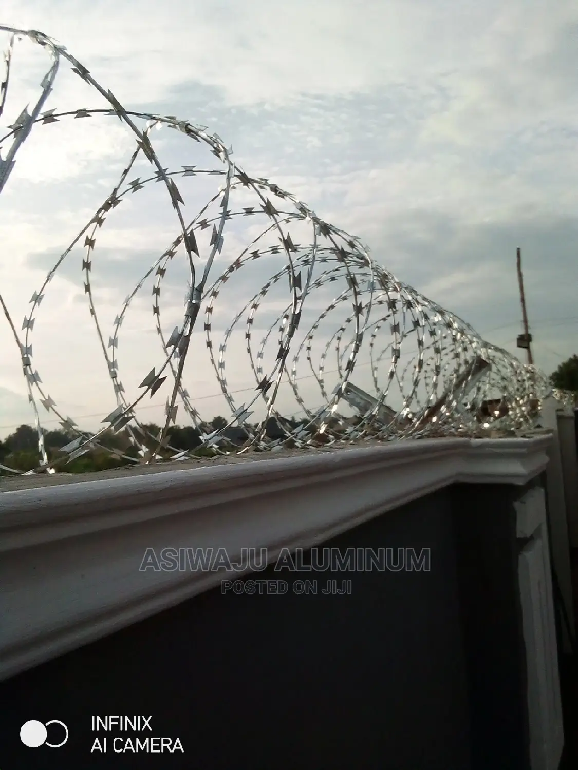 Barb Wire Installation