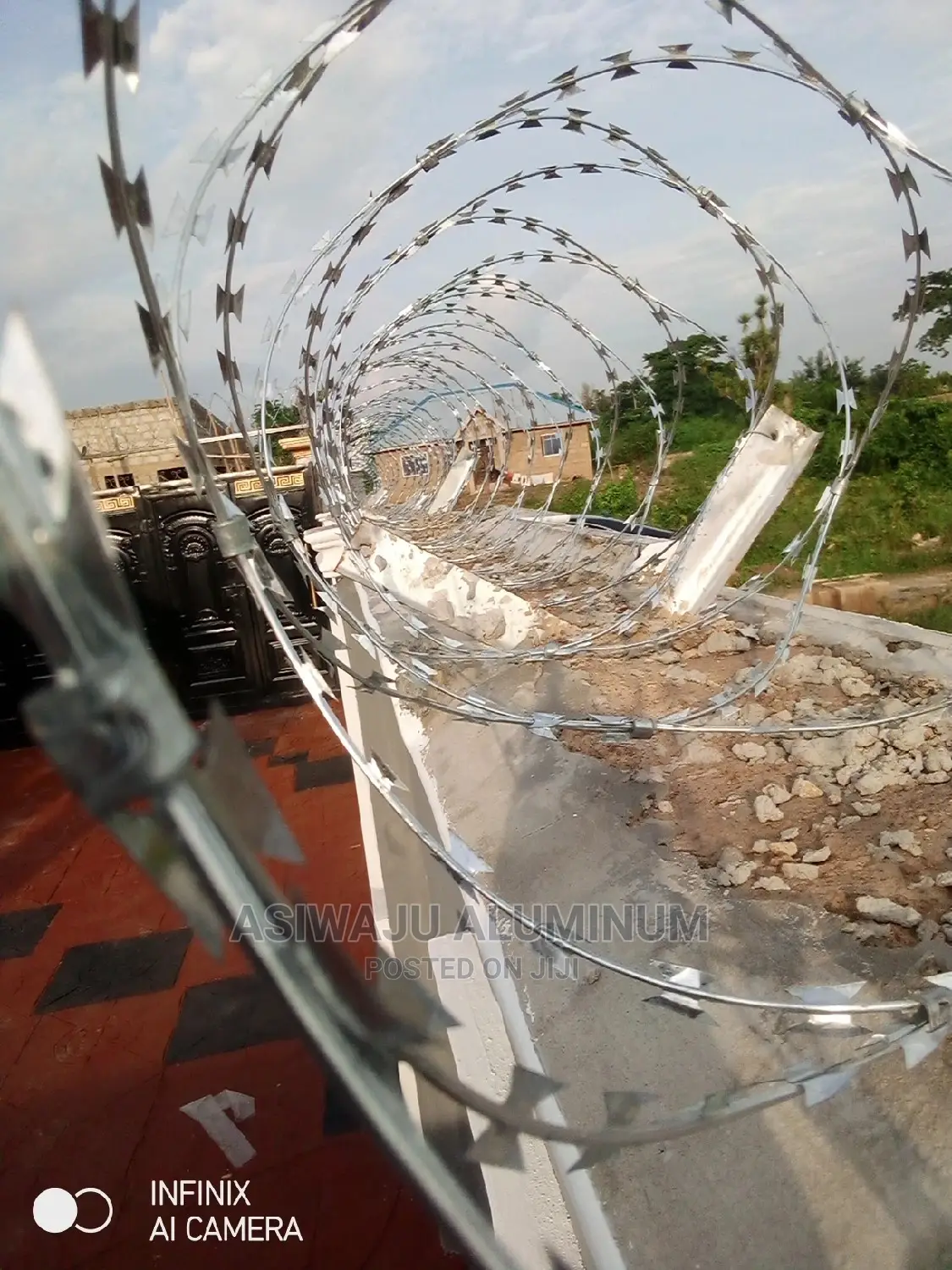 Barb Wire Installation