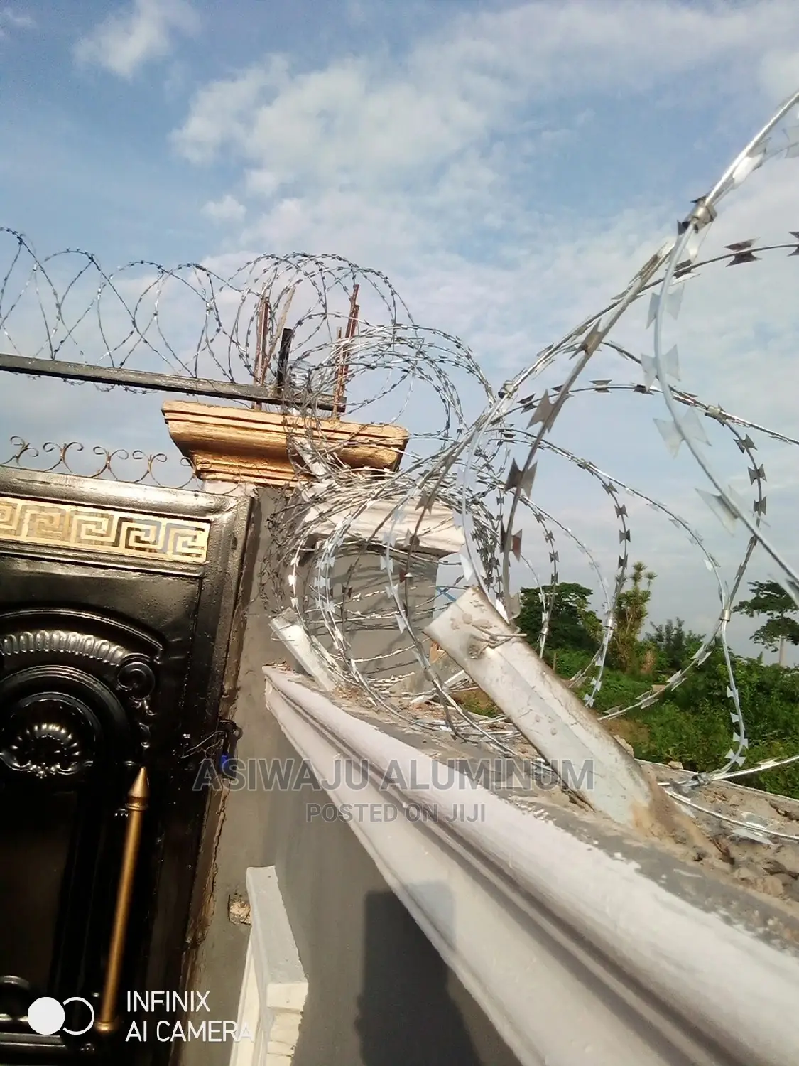 Barb Wire Installation