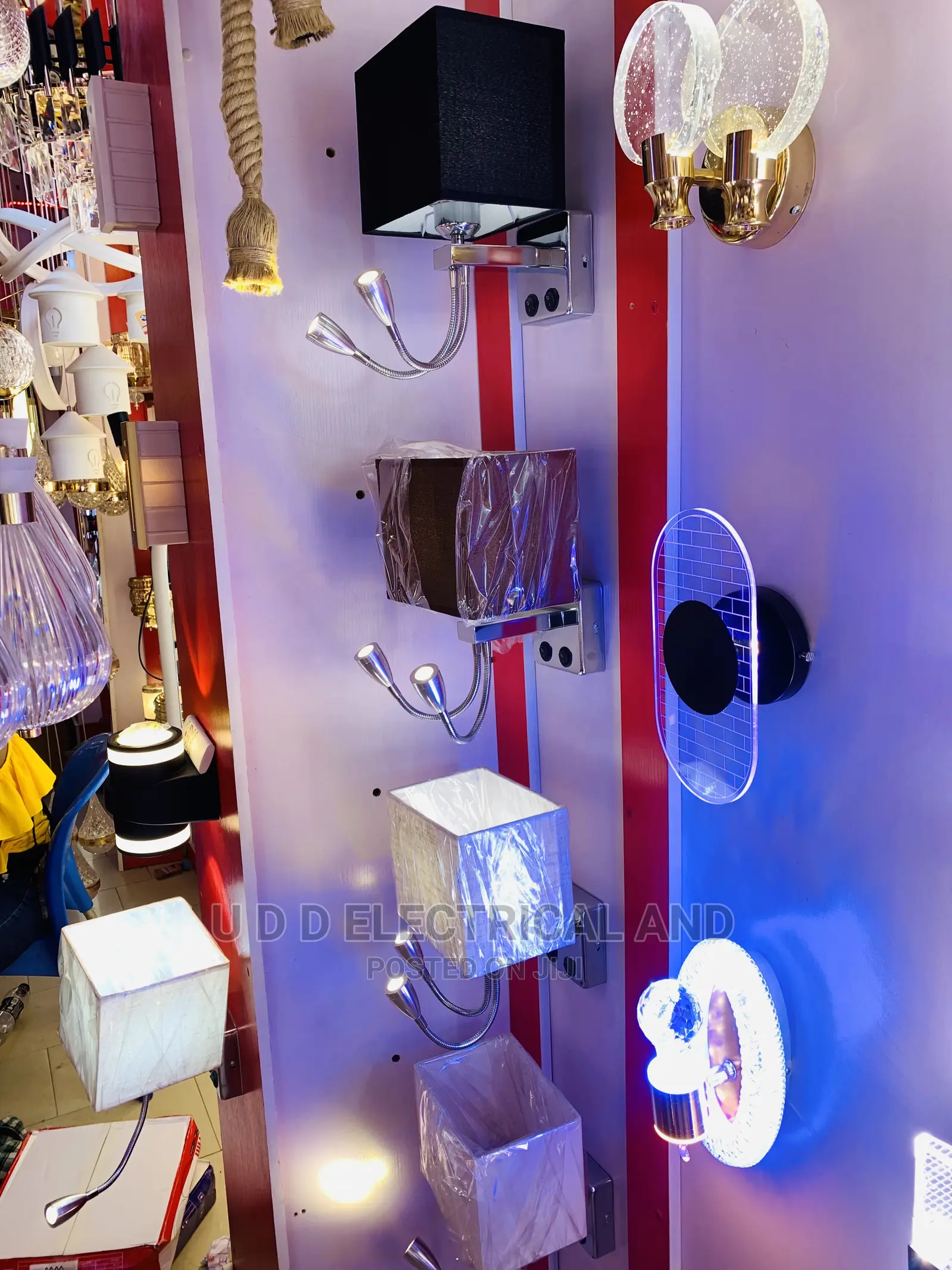 Wall Beside Lame With 2 LED Pointer