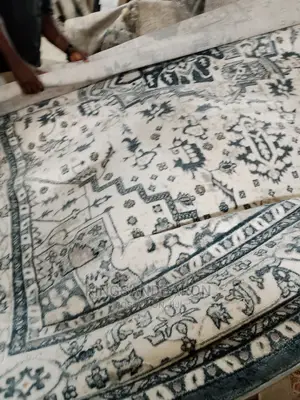 8*11fts Navy Blue and Cream Sky Rug Available