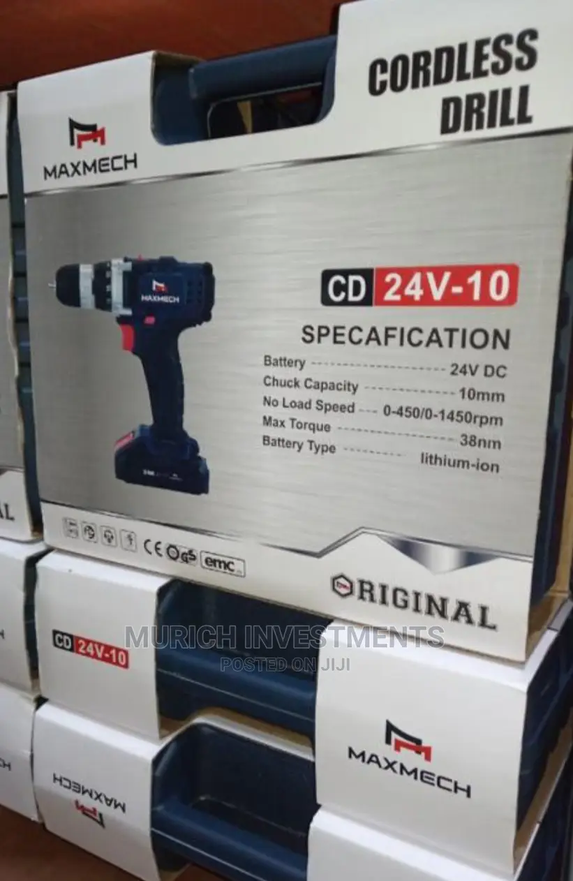 Cd 24v-10 Cordless Drill Maxmech