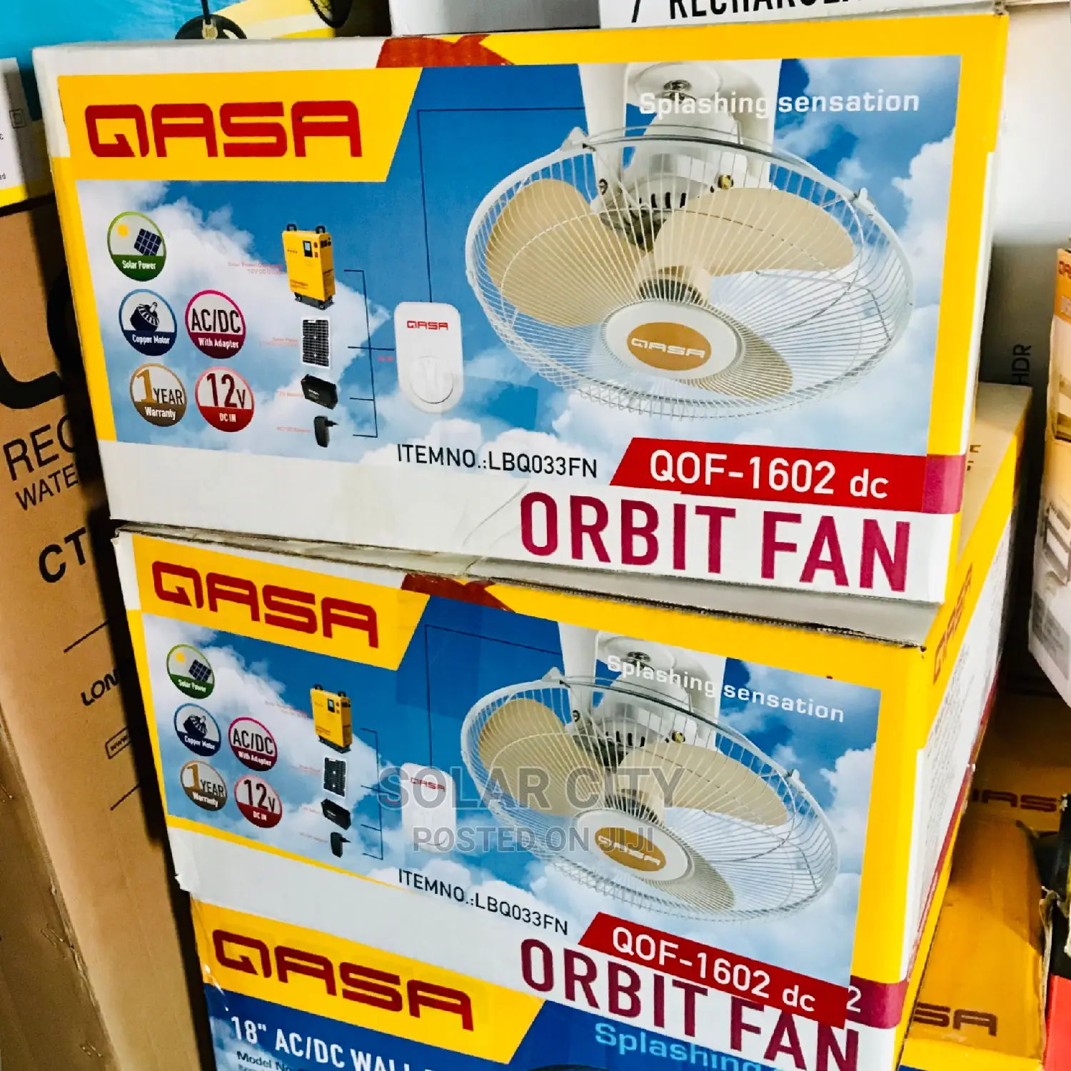 Solar Fan ,Is Using Panel Also