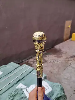 Golden Head Walking Stick
