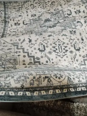 8*11fts Navy Blue and Cream Sky Rug Available