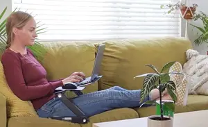 Ergonomic Foldable Laptop Desk With Mouse Pad Souvenir Gift