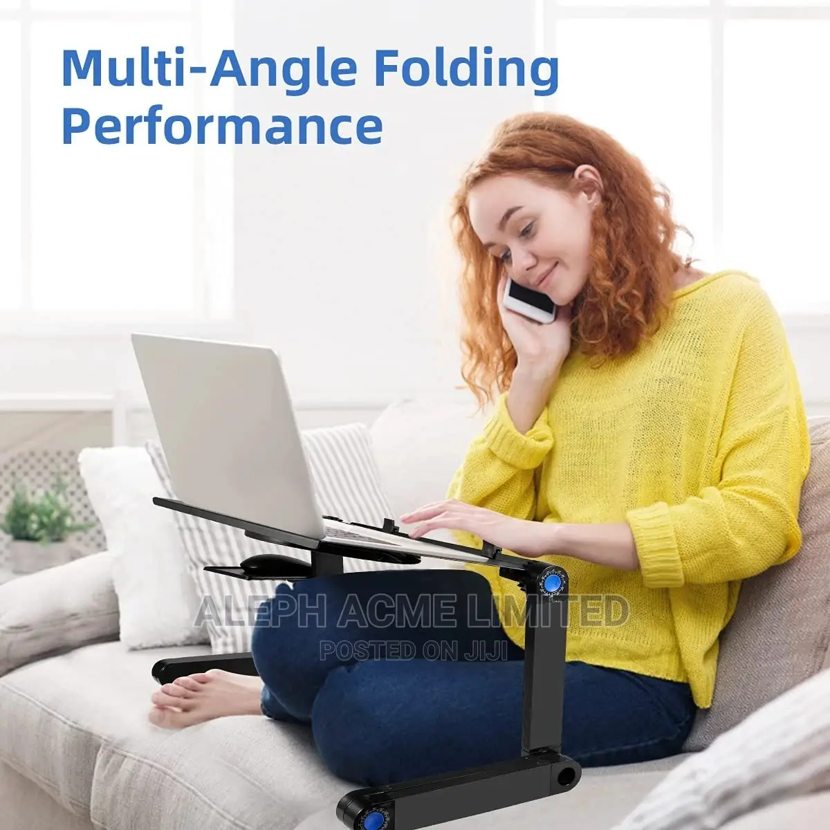 Ergonomic Foldable Laptop Desk With Mouse Pad Souvenir Gift