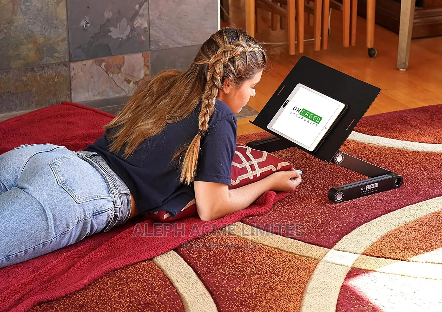 Ergonomic Foldable Laptop Desk With Mouse Pad Souvenir Gift