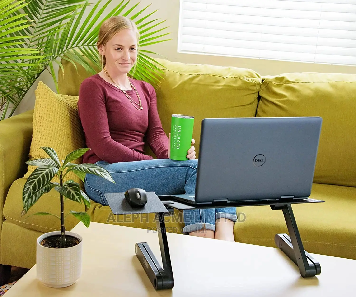 Ergonomic Foldable Laptop Desk With Mouse Pad Souvenir Gift