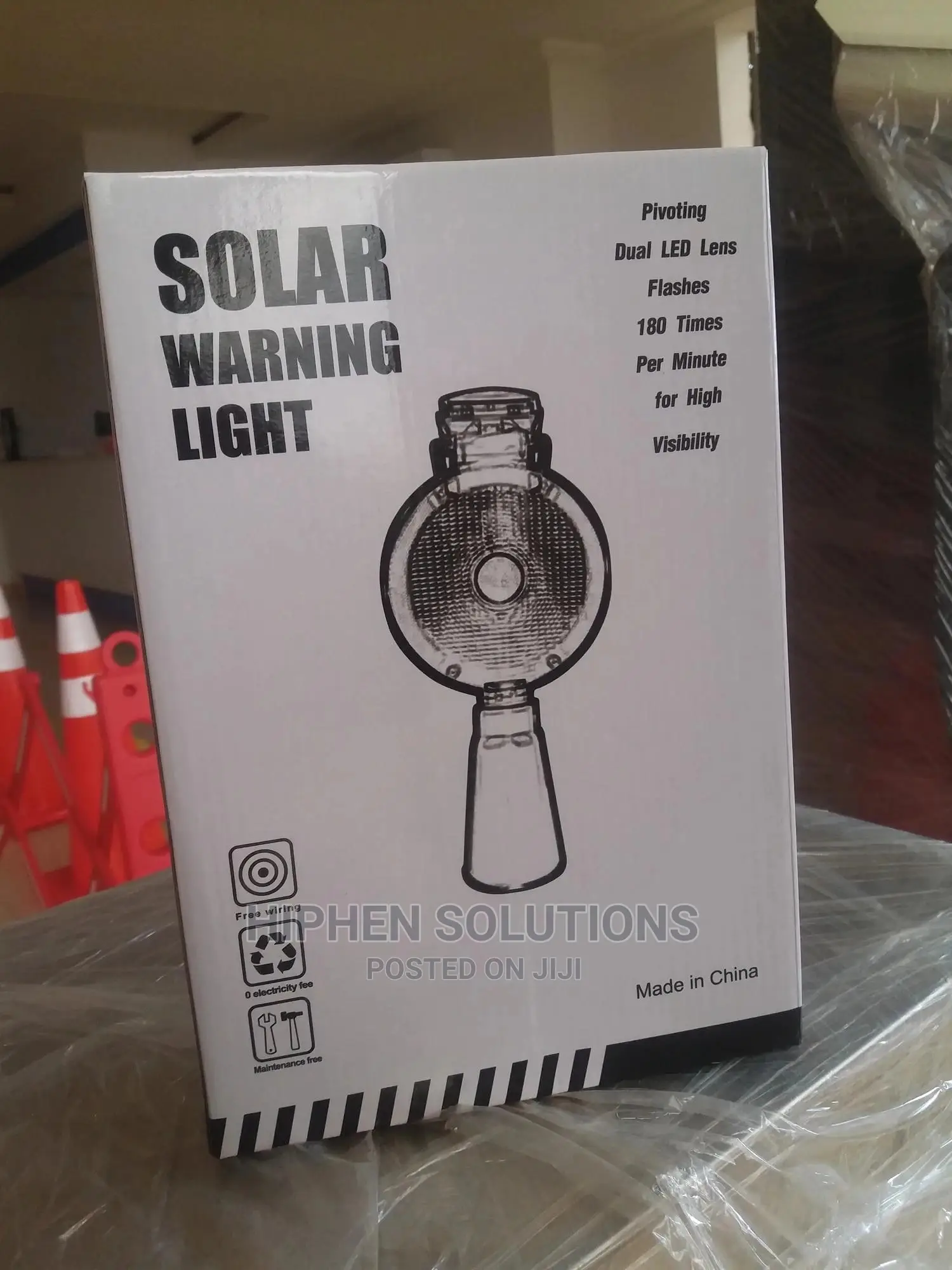 Direct Sales Solar Traffic Cone Light